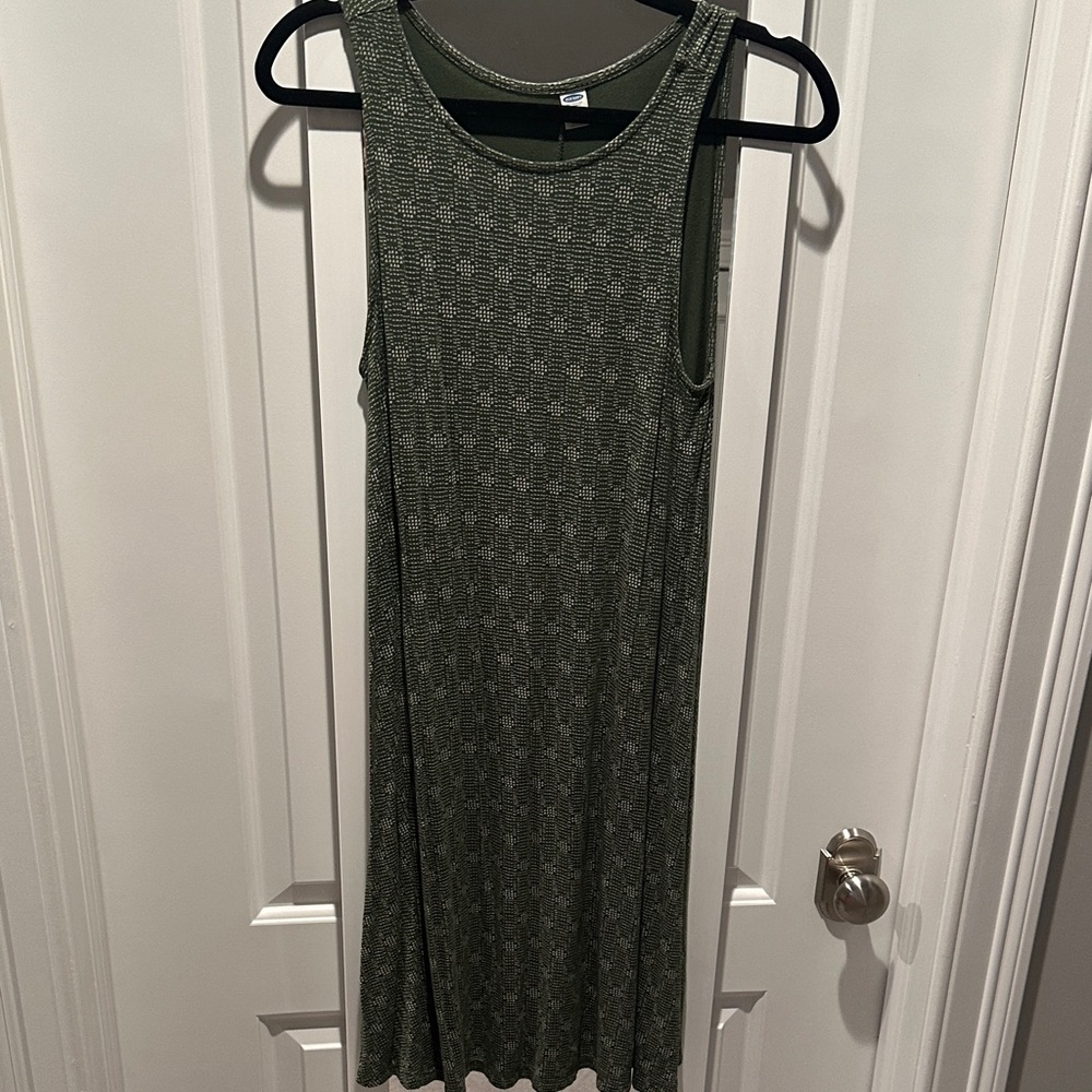 Old Navy Green Sleeveless Dress